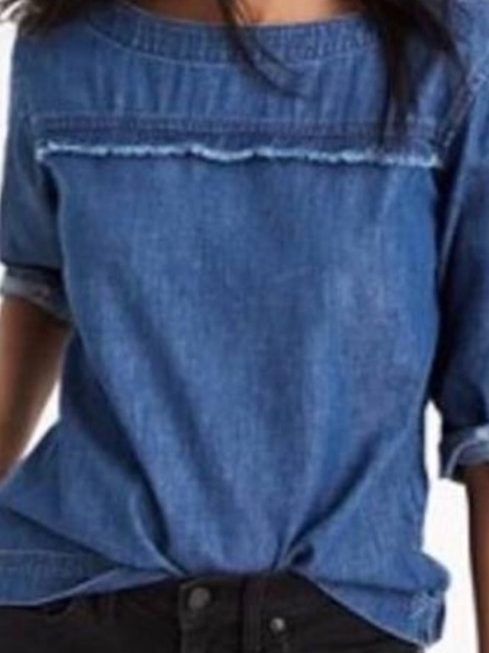 Madewell Denim Top